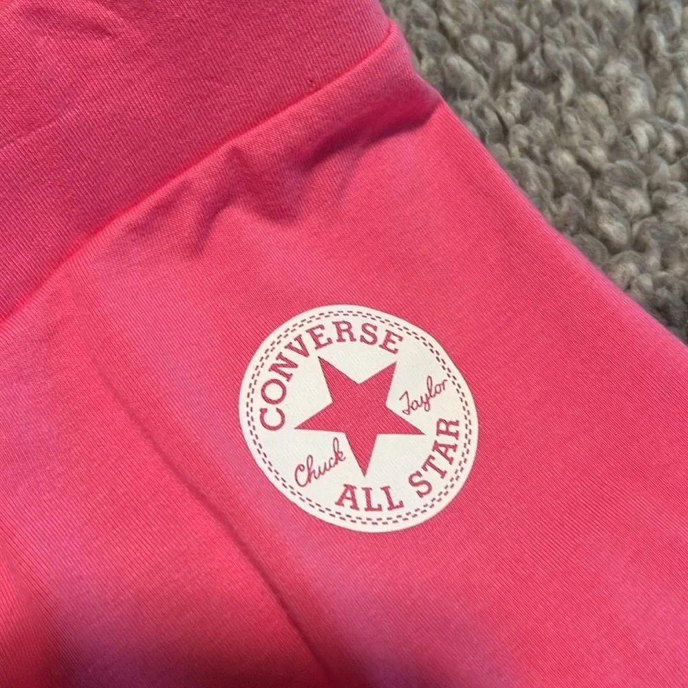 Converse Girl’s Chuck Taylor Pink Leggings Size XL 13-15